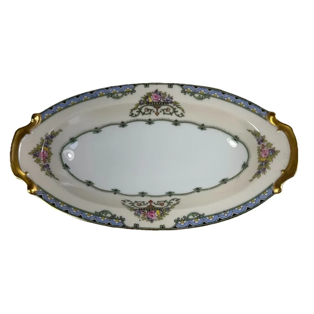 Vintage Noritake Favorita‎ Relish Dish Oval Bowl  8.5
